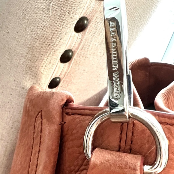 Alexander Wang Darcy Hobo Rose Pebbled Leather Burnt Studed. - Picture 9 of 14